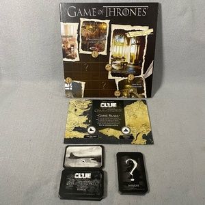 Game Of Thrones Clue Game Replacement Board Cards Rules